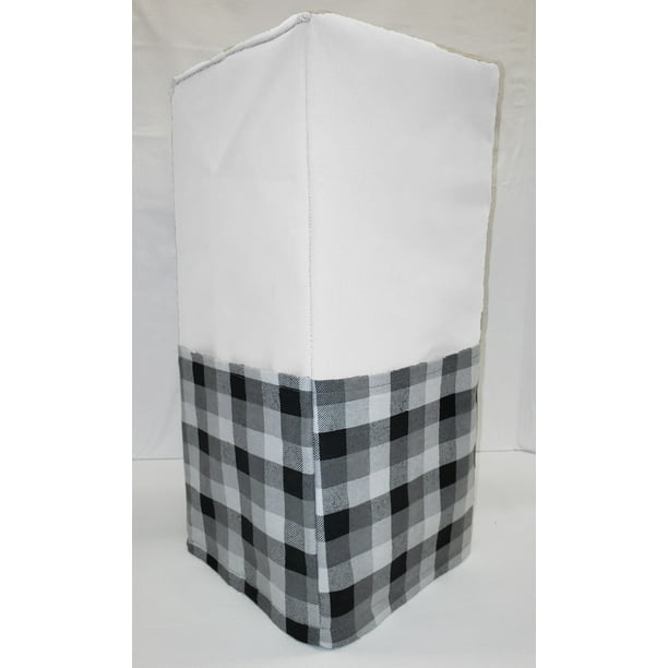 Black /& Gray Buffalo Checked Blender Cover